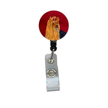 TEACHERS AID Yorkie Retractable Badge Reel or ID Holder with Clip TE888564